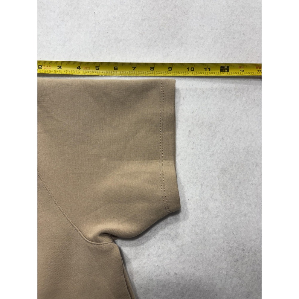Alphalete Shirt Mens Small Beige Elements Embossed Logo Heavyweight Tee Athletic - Picture 10 of 11